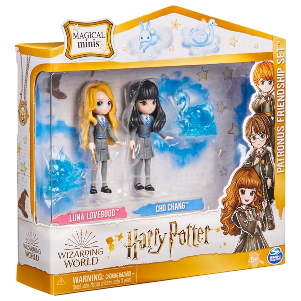 Wizarding World Magical Minis Harry Potter and Cho Chang Friendship Set with Collectible Toy Figures and Creature Kids Toys for Ages 5 and up