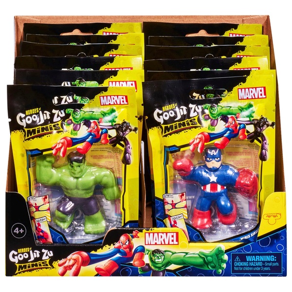 Heroes of Goo Jit Zu Superheroes Super Stretchy Captain America Figure 