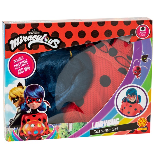 Miraculous Ladybug Boxed Costume Set | Smyths Toys UK