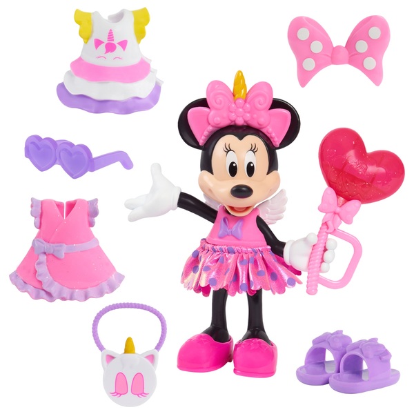 Disney Junior Minnie Mouse Fabulous Fashion Doll with Case | Smyths Toys UK