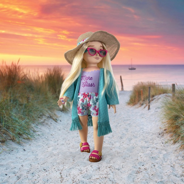 Polly Pocket 2 poupées et 25 accessoires Sirène sous le soleil