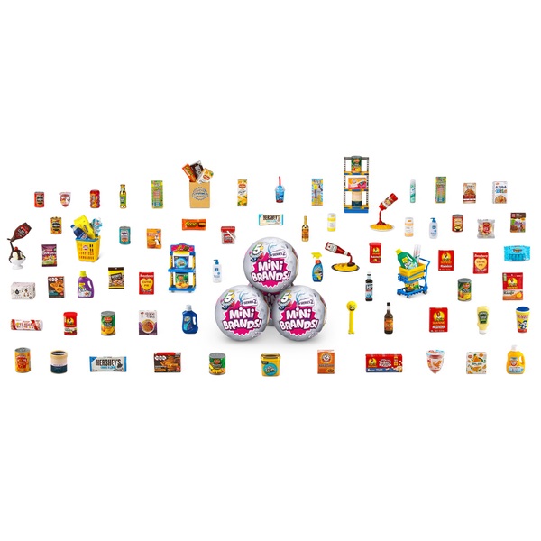 5 Surprise Mini Brands Series 2 Mystery Capsule Real Miniature Brands