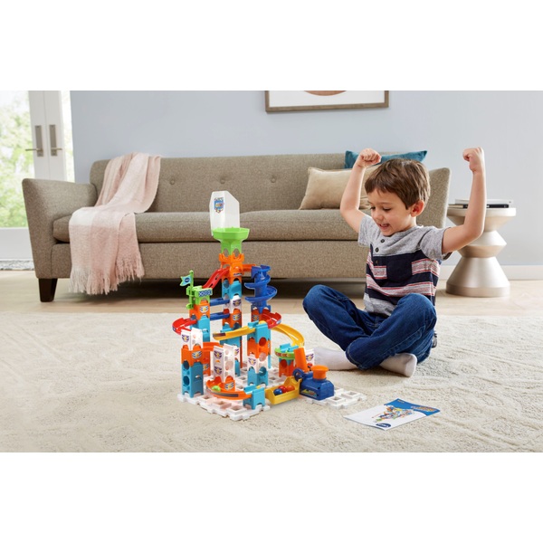 Circuit à Billes VTech Marble Rush - Adventure Set 61 Pièces + 10 Billes - Dès 4 Ans