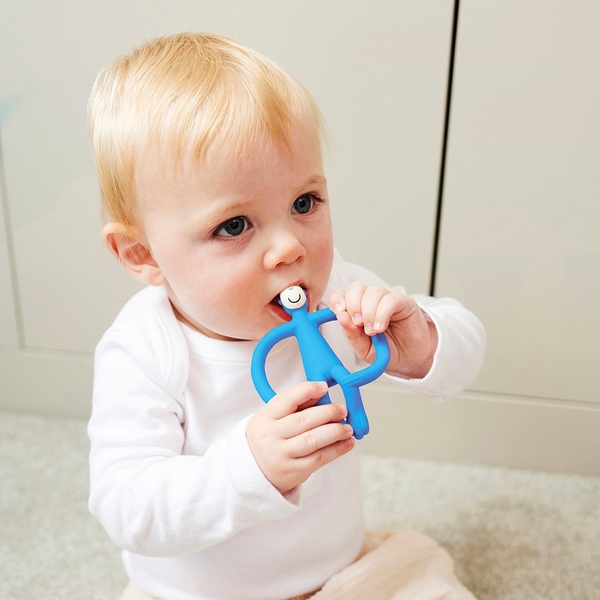 Matchstick Monkey Teether and Gel Applicator Blue | Smyths Toys UK