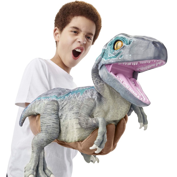 Jurassic World Dominion: Real FX Baby Blue Dinosaur | Smyths Toys UK