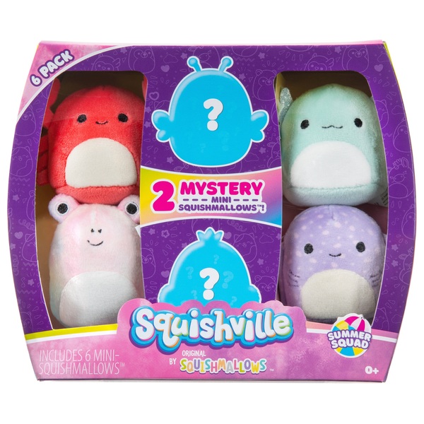 Squishville 6 Pack Summer Squad | Smyths Toys Ireland