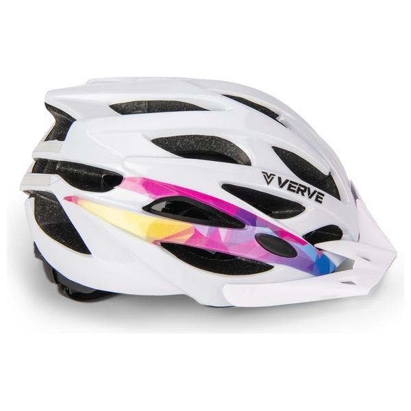 Verve White Bike Helmet (Size 5558cm) Smyths Toys UK