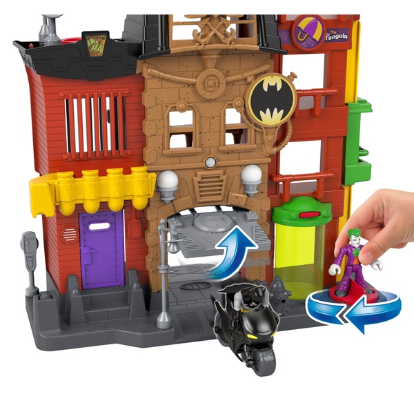 Imaginext Dc Super Friends Crime Alley Playset Imaginext DC Super Friends Gotham City Crime Alley Playset | Smyths Toys UK