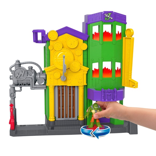 Imaginext Dc Super Friends Crime Alley Playset Imaginext DC Super Friends Gotham City Crime Alley Playset | Smyths