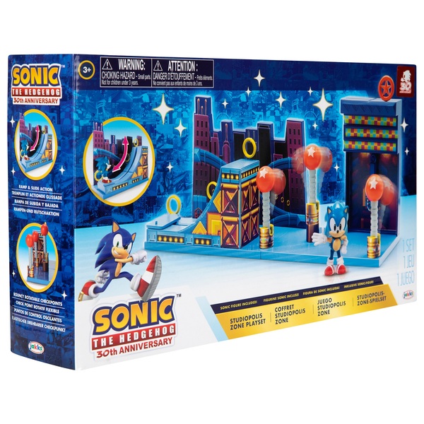 Sonic The Hedgehog 6.35cm Studiopolis Zone Playset | Smyths Toys UK