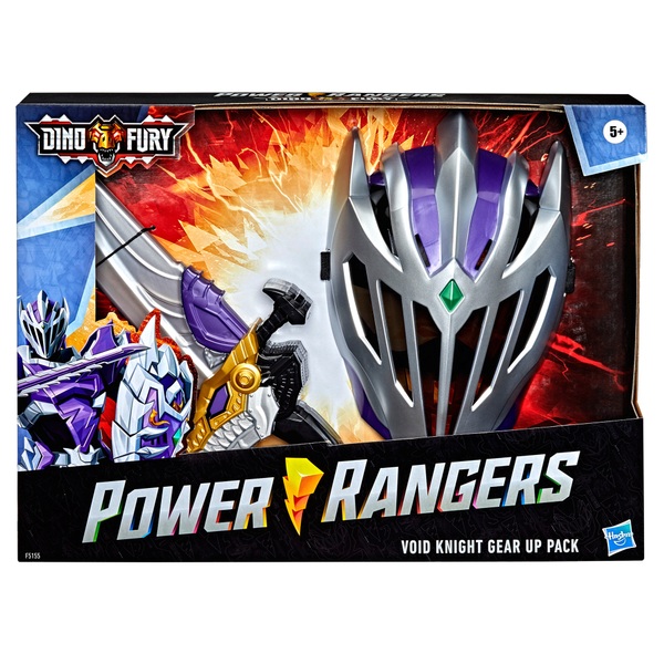 Power Rangers Dino Fury Void Knight Gear Up Pack with Mask and Saber ...