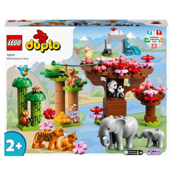 LEGO DUPLO 10974 Wild Animals of Asia Animal Toys with Sound | Smyths Toys  Ireland
