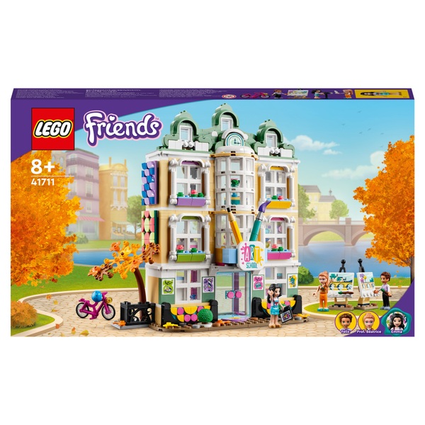gen piedestal at se LEGO Friends 41711 Emma's Art School House with DOTS Set | Smyths Toys  Ireland