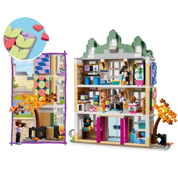 Lego® Friends LÉcole Dart Demma Maison De Poupée Avec Mini Poupées Idée Cadeau 41711 5431