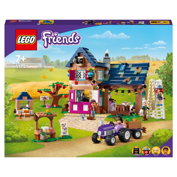 Desværre symbol Agurk LEGO Friends 41721 Organic Farm House Toy with Horse Stable | Smyths Toys UK