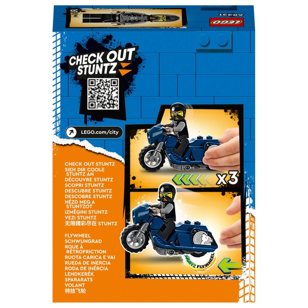LEGO 60331 Touring Stunt Bike Toy Motorbike Smyths Toys UK
