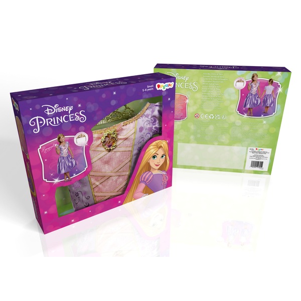 Disney Princess Rapunzel Box Set Costume with Dress & Tiara Smyths