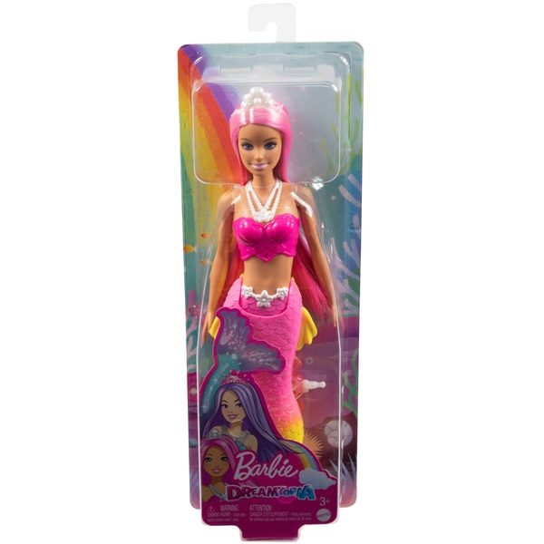 vallei auteur Christendom Barbie Dreamtopia zeemeermin pop met roze haar | Smyths Toys Nederland