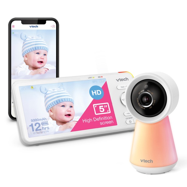 VTech RM5756HD 5 Inch Smart Wifi Video Baby Monitor