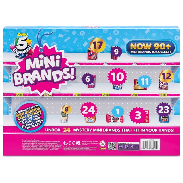 5 Surprise Mini Brands Limited Edition Advent Calendar With 24 Minis By 
