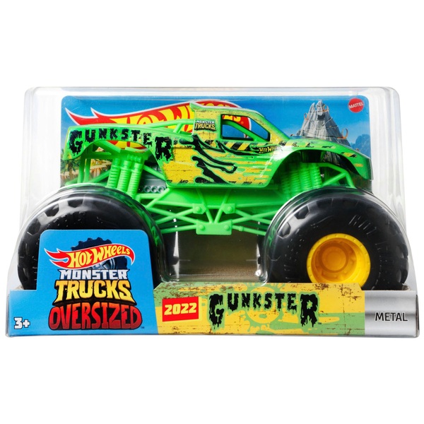Hot Wheels Monster Trucks 1:24 Gunkster | Smyths Toys UK
