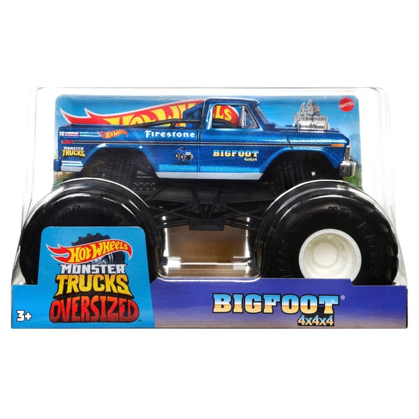 Hot Wheels Monster Trucks, Oversized Monster Truck in 1:24 Scale 