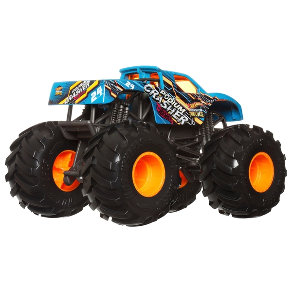 Hot Wheels Monster Trucks 1:24 Oversized Podium Crasher | Smyths Toys UK