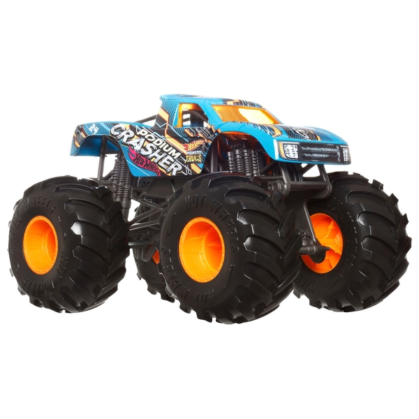 Hot Wheels Monster Trucks 1:24 Oversized Podium Crasher | Smyths Toys UK