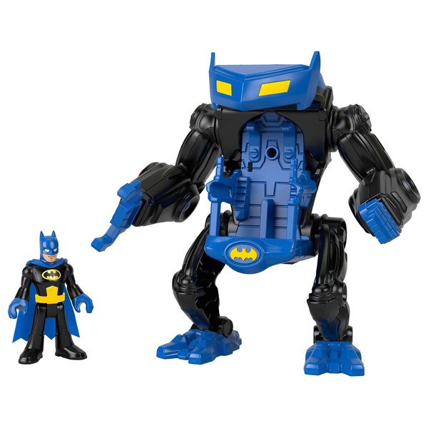 evitar Optimista Avenida Imaginext DC Super Friends Batman Battling Robot and Figure | Smyths Toys UK
