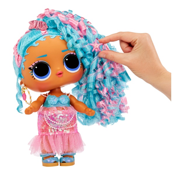 L.O.L. Surprise! Big Baby Hair Hair Hair Large 28cm Doll, Splash Queen ...