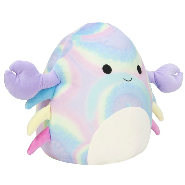 Squishmallows 40cm Christabel the Purple Swirl Crab Soft Toy | Smyths ...