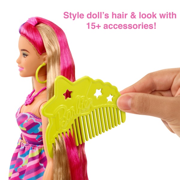 Barbie Totally Hair Flower Doll and Accessories | Smyths Toys Ireland