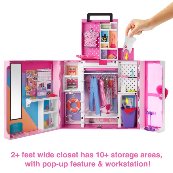 Barbie Dream Closet with Doll & Accessories | Smyths Toys UK