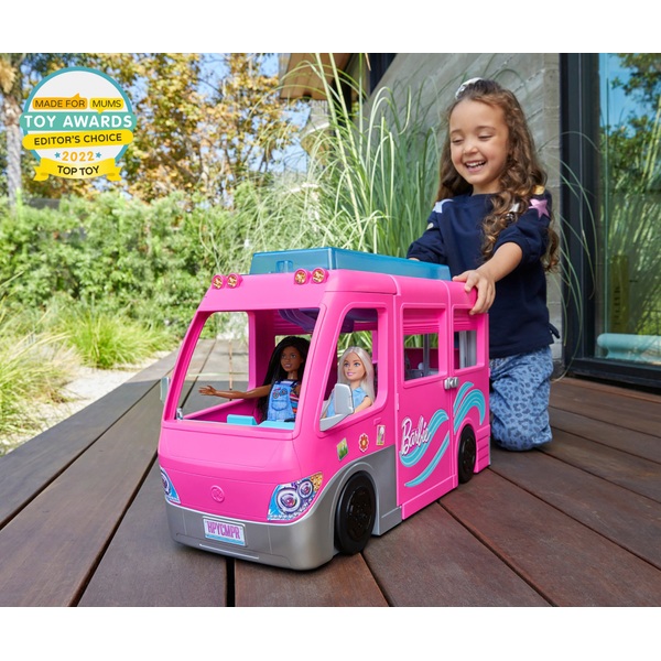 Barbie Dream Camper Vehicle Playset | Smyths Toys UK