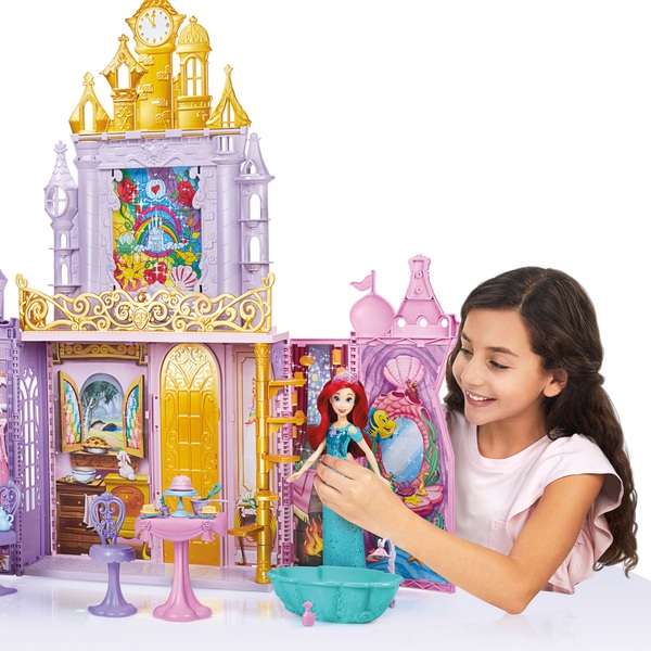 Disney Princess Fold ‘n Go Celebration Castle Playset with 20 ...