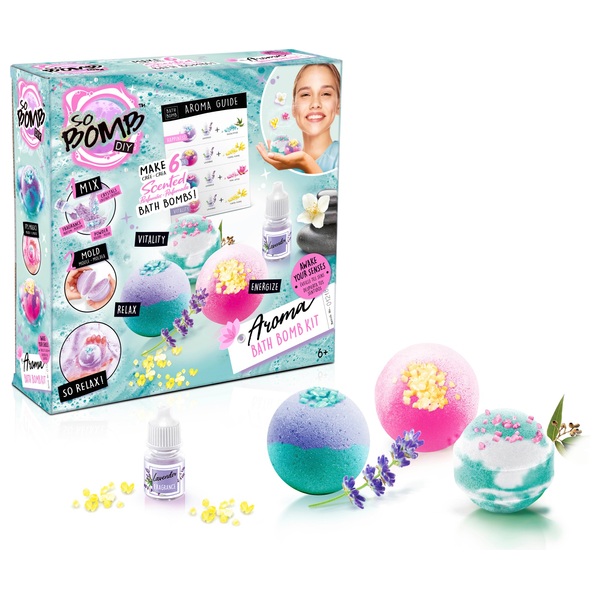 So Bomb DIY Aroma Bath Bomb Kit 6 Pack Smyths Toys Ireland