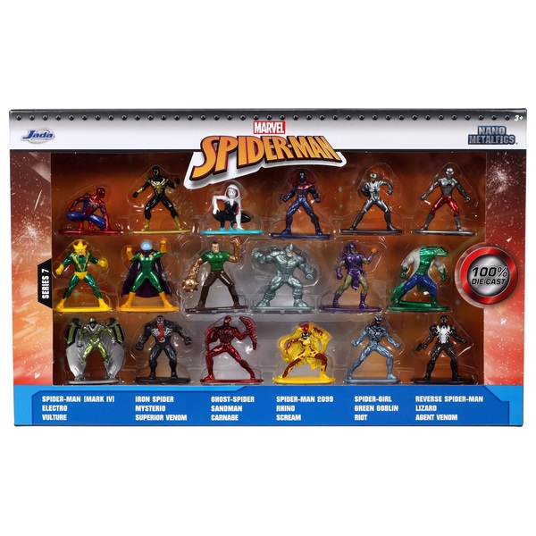 Nano Marvel Spider-Man Die-Cast 18 Figure Pack | Smyths Toys UK