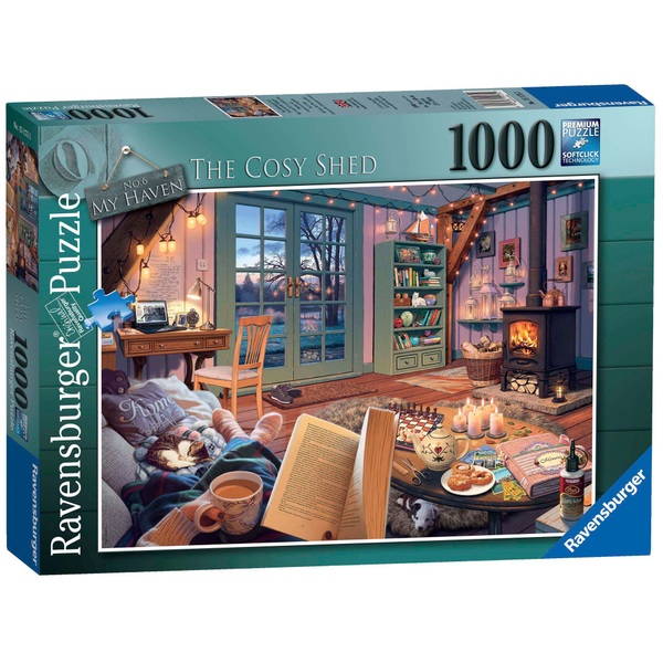 Ravensburger 1000 Piece Jigsaw Puzzle The Cosy Shed My Safe Haven No 6 