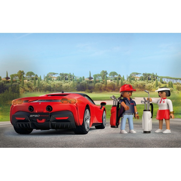 Playmobil Ferrari SF90 Stradale - Voiture De Collection Avec Phares Fonctionnels - Dès 5 Ans