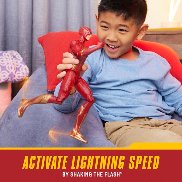 DC Comics Speed Force The Flash Action Figure with Lights & Sounds