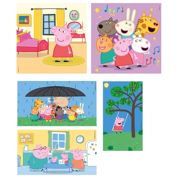 Clementoni Peppa Pig 10 in 1 Jigsaw Puzzle Smyths Toys Ireland