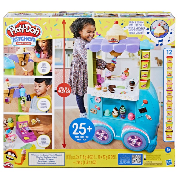 Play-Doh grote ijscowagen kinderen met ijsmachine als speelwereld | Toys Nederland