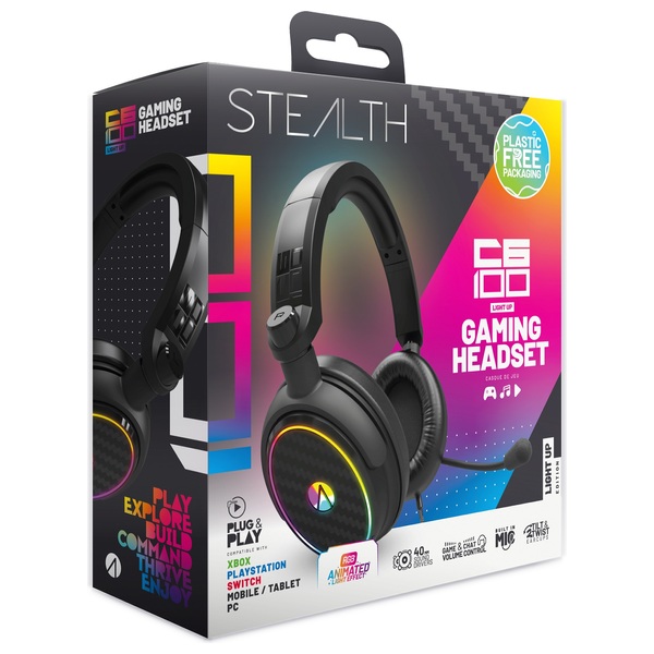 Stealth Led Light Up Gaming Headset For Xbox Ps4ps5 Switch Pc Smyths Toys Ireland 1194