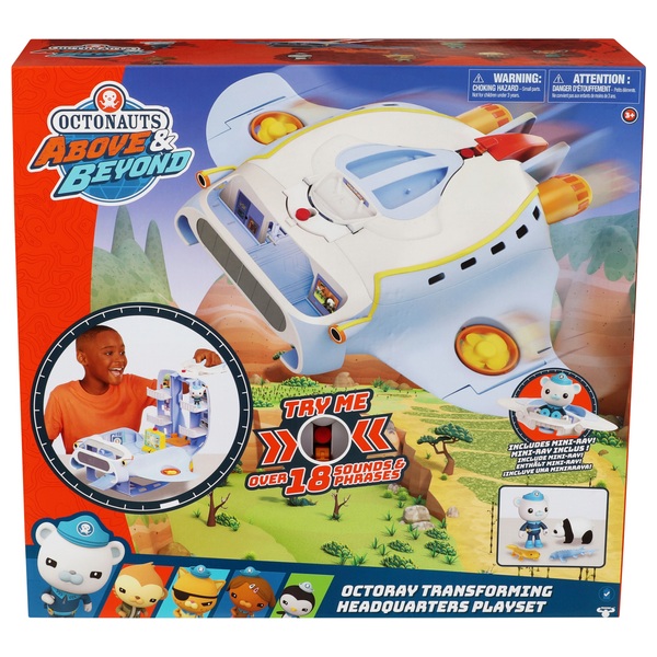 Octonauts Above & Beyond Octoray Transforming Playset with Lights and
