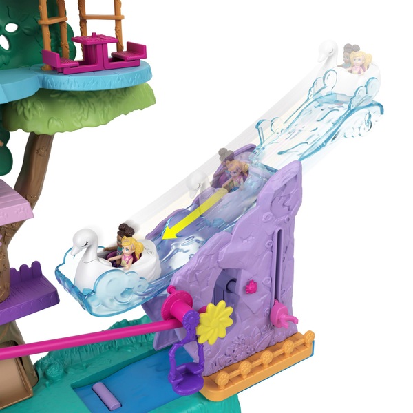 Polly Pocket Pet Adventure Treehouse Playset and Accessories | Smyths