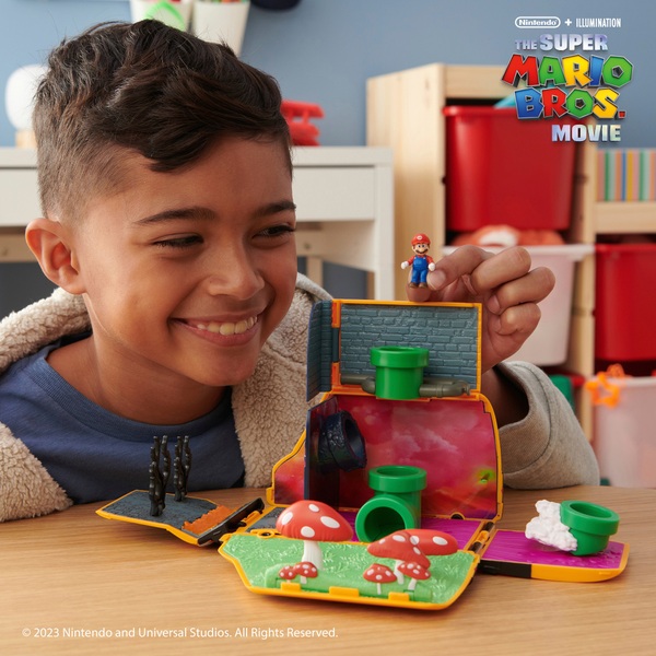 Nintendo Super Mario Movie Mini Van Playset Smyths Toys Ireland