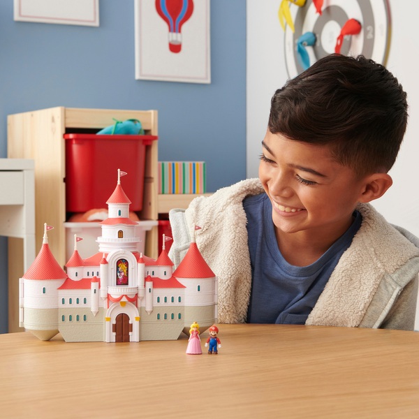 ondernemen rekenkundig van mening zijn Nintendo Super Mario Movie Speelgoed Set Deluxe Peach's Kasteel | Smyths  Toys Nederland