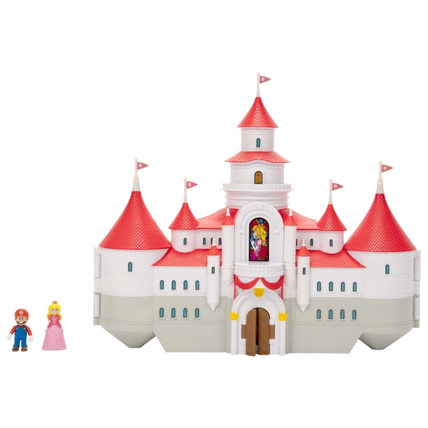 Nintendo Super Mario Movie Mushroom Kingdom Castle Playset Smyths Toys UK