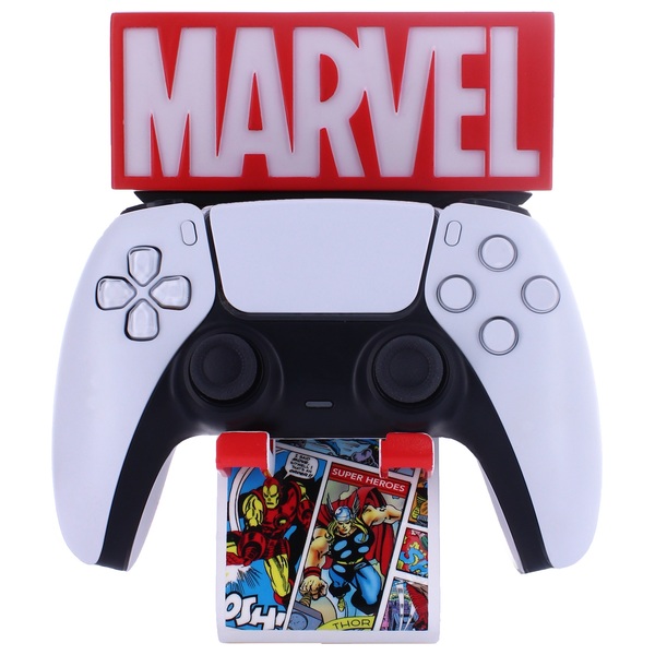 Marvel Red Block Logo IKONS Stand Cable Guy