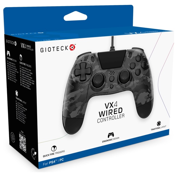 Wired Controller PS4 Camo | Smyths UK